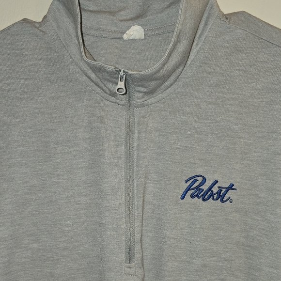 Sport-Tek Gray Long Sleeve Shirt With PABST Embroidery - Picture 5 of 5